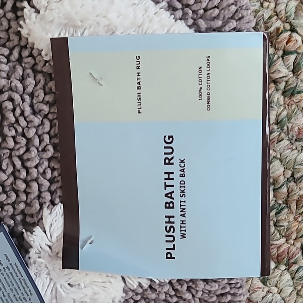 KOHLS PLUSH 2 PIECE MATCHING BATH RUG BUNDLE - Picture 8 of 9
